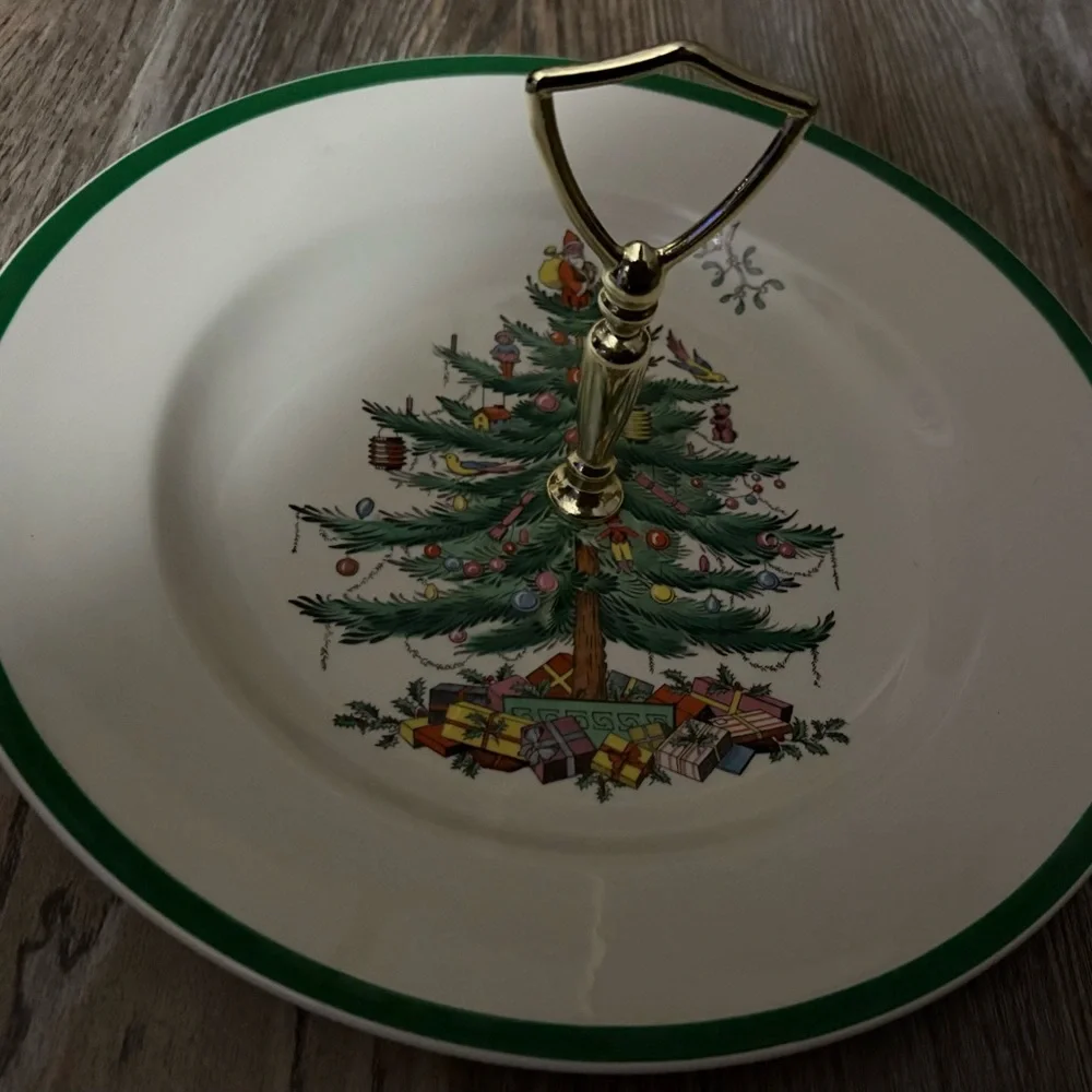 Spode Christmas Tree Serving Plate - Picture 7 of 9